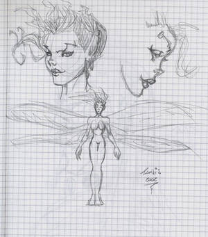Fairy concept sketches