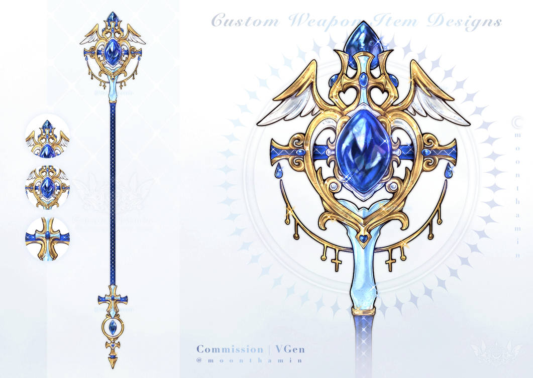 Custom : Weapon Item Design by Moonthamin on DeviantArt