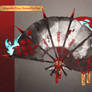 (OPEN) Adoptable Prop : Demon Eye Fan