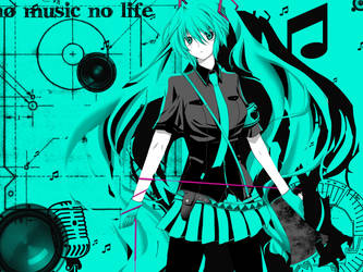 Urban Miku Background