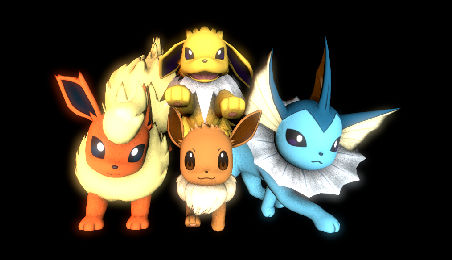 The Kanto Eeveelutions SFM Artwork By MilkyAnimates On DeviantArt the-kanto-eeveelutions-sfm-artwork-by-milkyanimates-on-deviantart