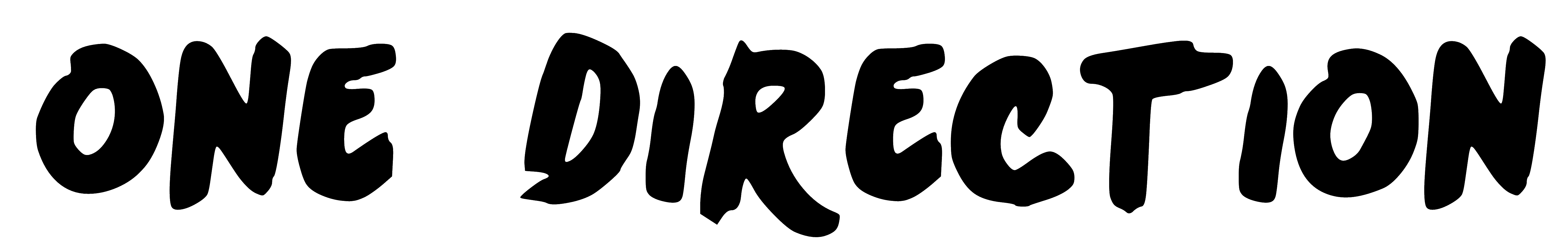 One Direction Logo Font