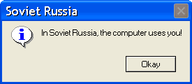 In Soviet Russia...