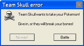 Team Skull error