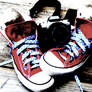 converse and camera