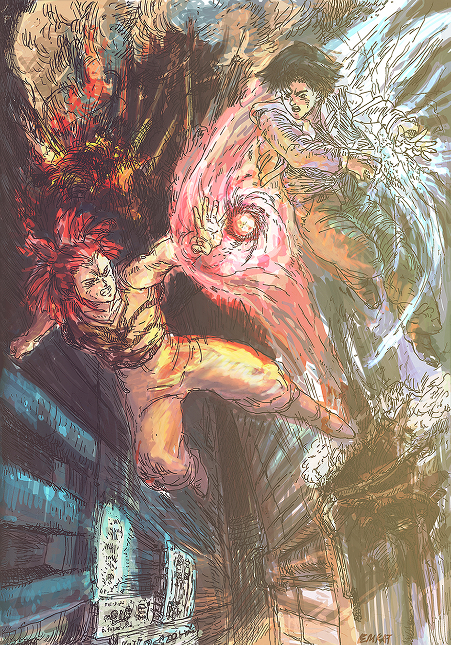 Atom Vs Atlas Art Trade By Pen Scribble On Deviantart Atom Vs Atlas Art Trade By Pen Scribble On Deviantart