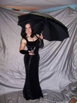 gothic umbrella stock