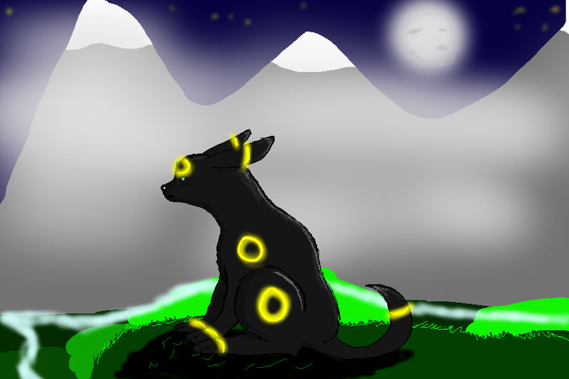 Luna the Umbreon by VampireSessh