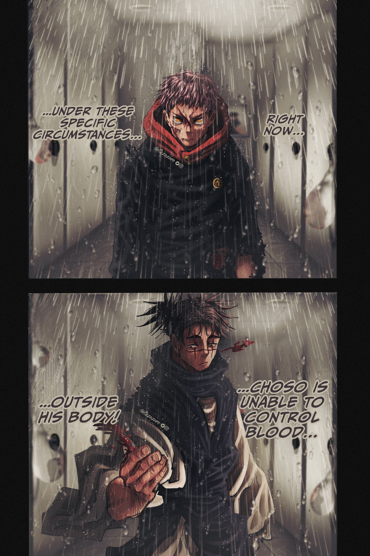 Yuji Vs Choso Colored By Itzzazure On DeviantArt yuji-vs-choso-colored-by-itzzazure-on-deviantart