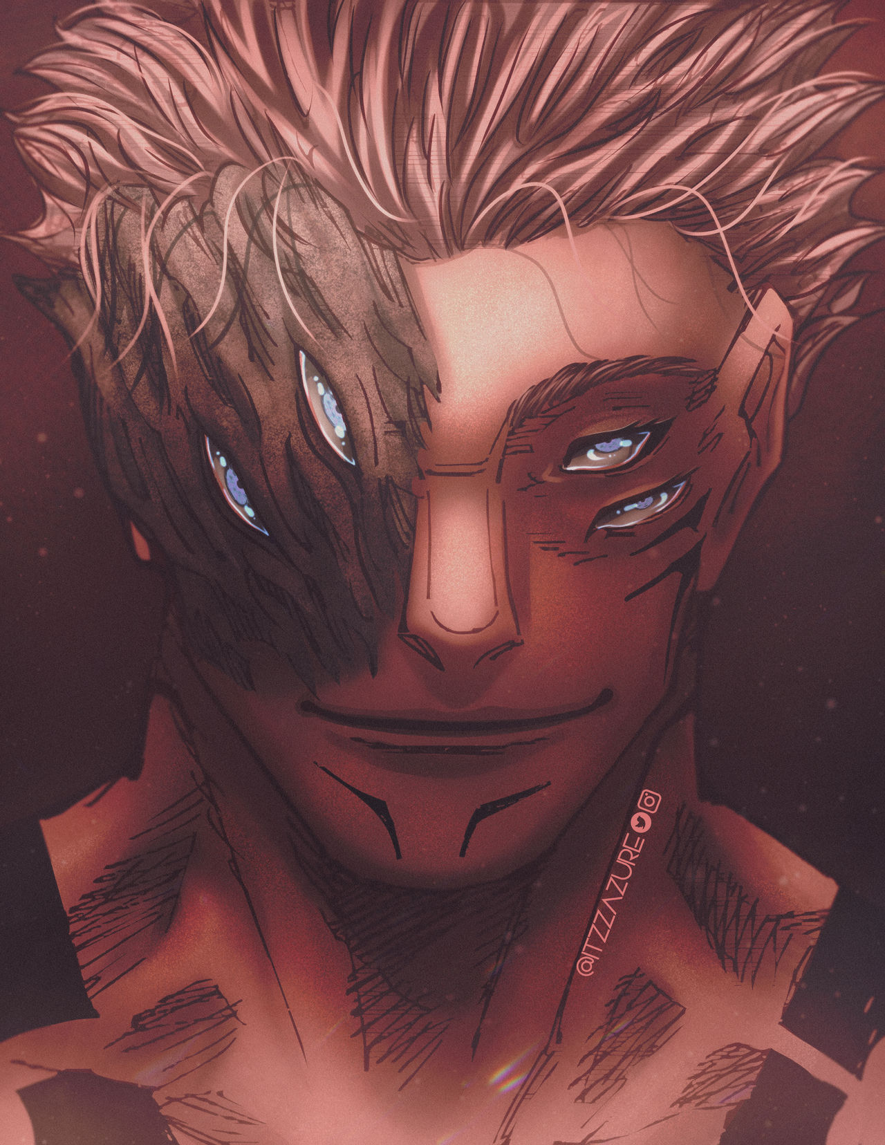 Ryomen Sukuna Coloring by itzzazure on DeviantArt