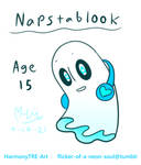 Napstablook - Era 1 by HarmonyTRE