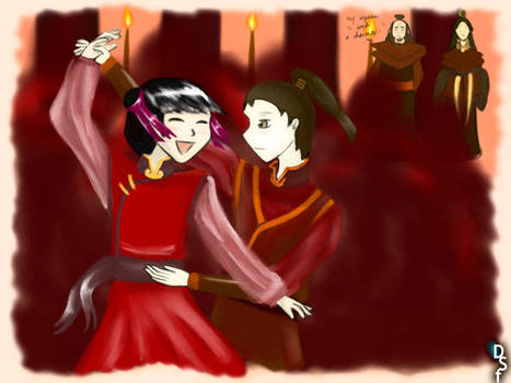 Mai and Zuko Dancing