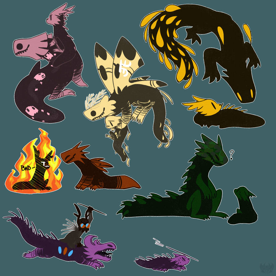 lizard friends by TamyMew on DeviantArt