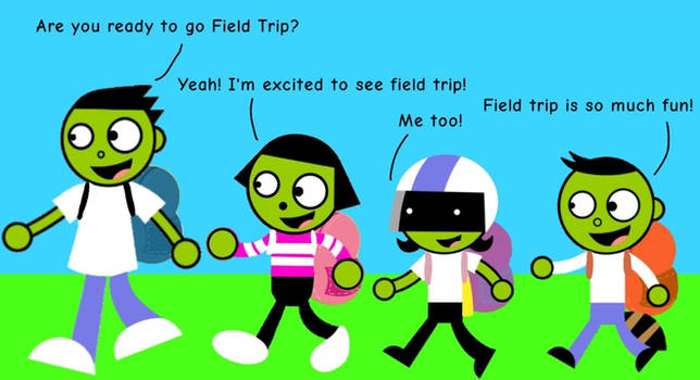 Dash, Dot, Dee and Del are going to Field Trip