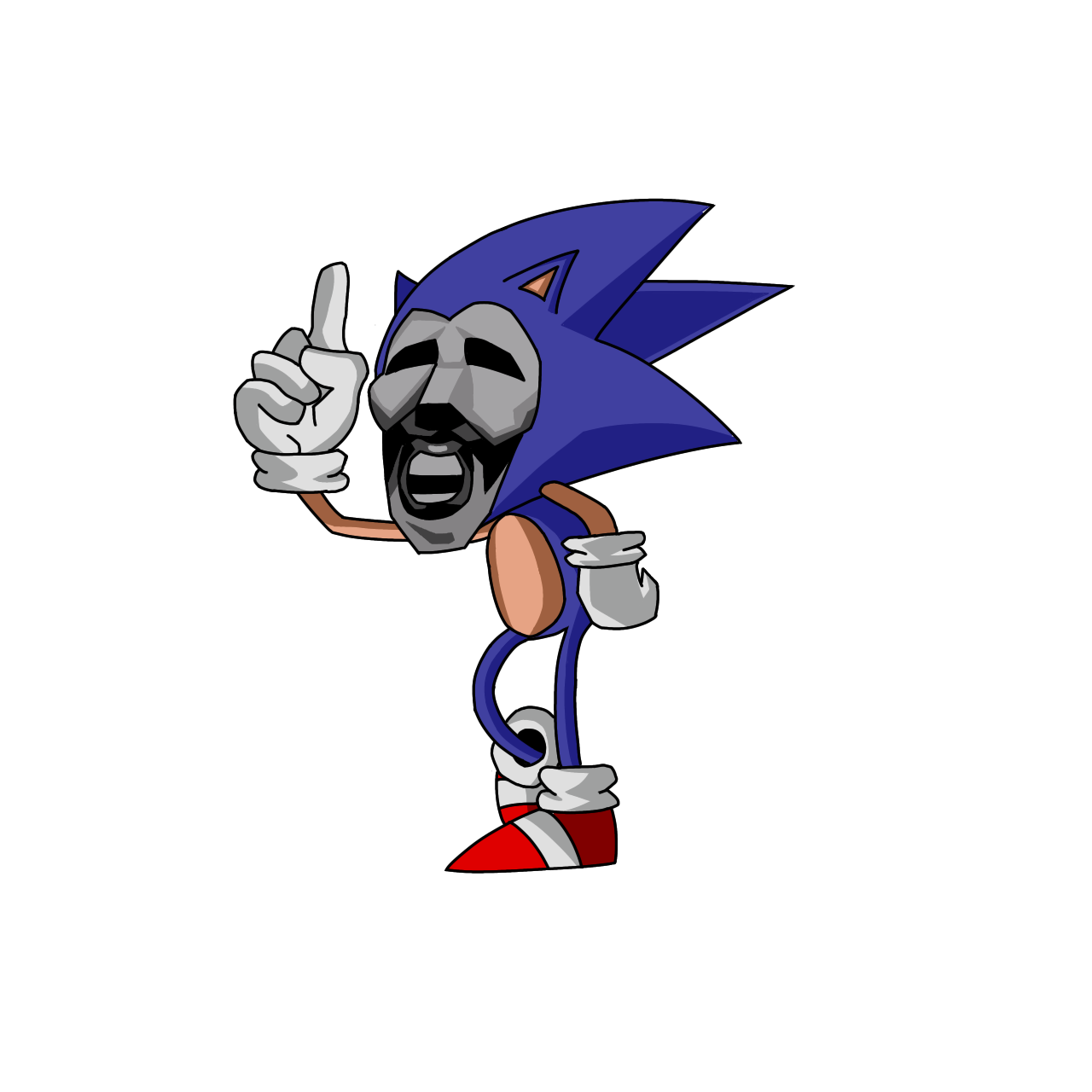 Sonic.exe by CreepGentleman on Sketchers United