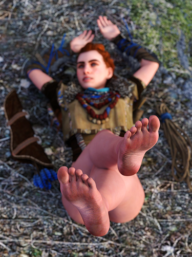 Aloy Horizon Zero Dawn Feet