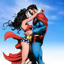 Superman Mulher Maravilha Mike Deodato