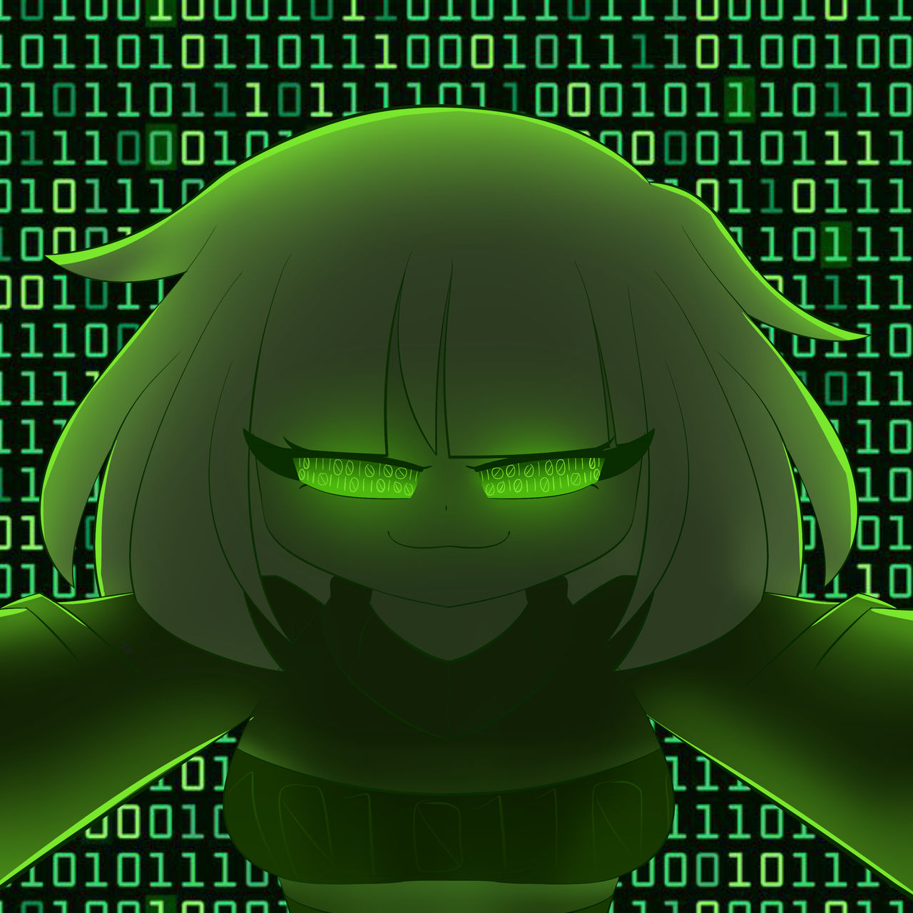 Debug Frisk Hacker Frisk by margicristal13 on DeviantArt