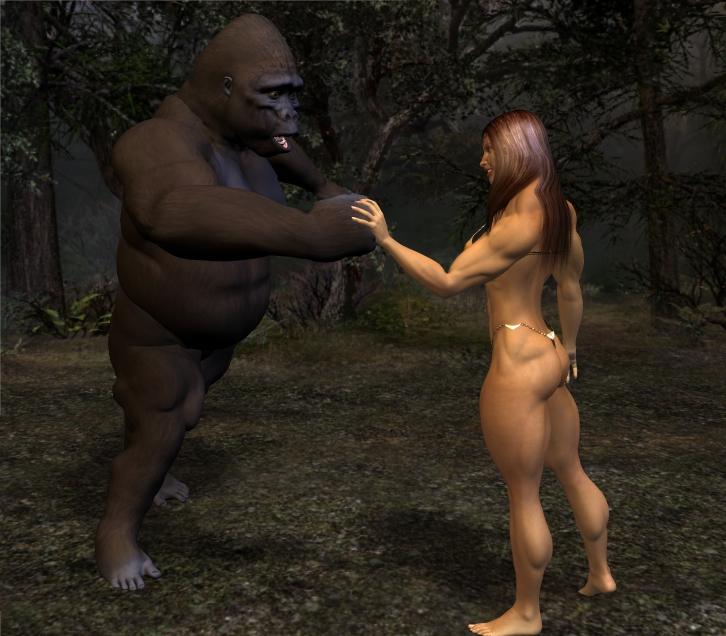 The Gorilla Throws a Punch