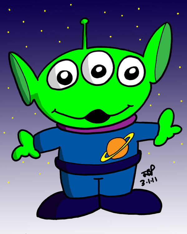 Toy Story Alien by JayPriceCartoons on DeviantArt