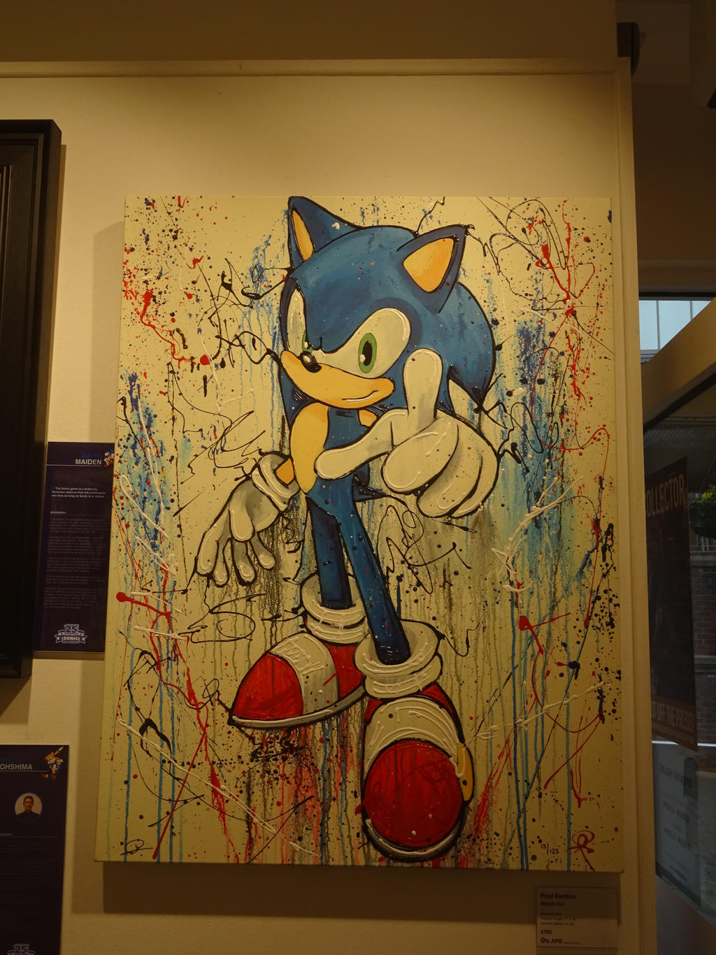 Sonic Painting by JayPriceCartoons on DeviantArt