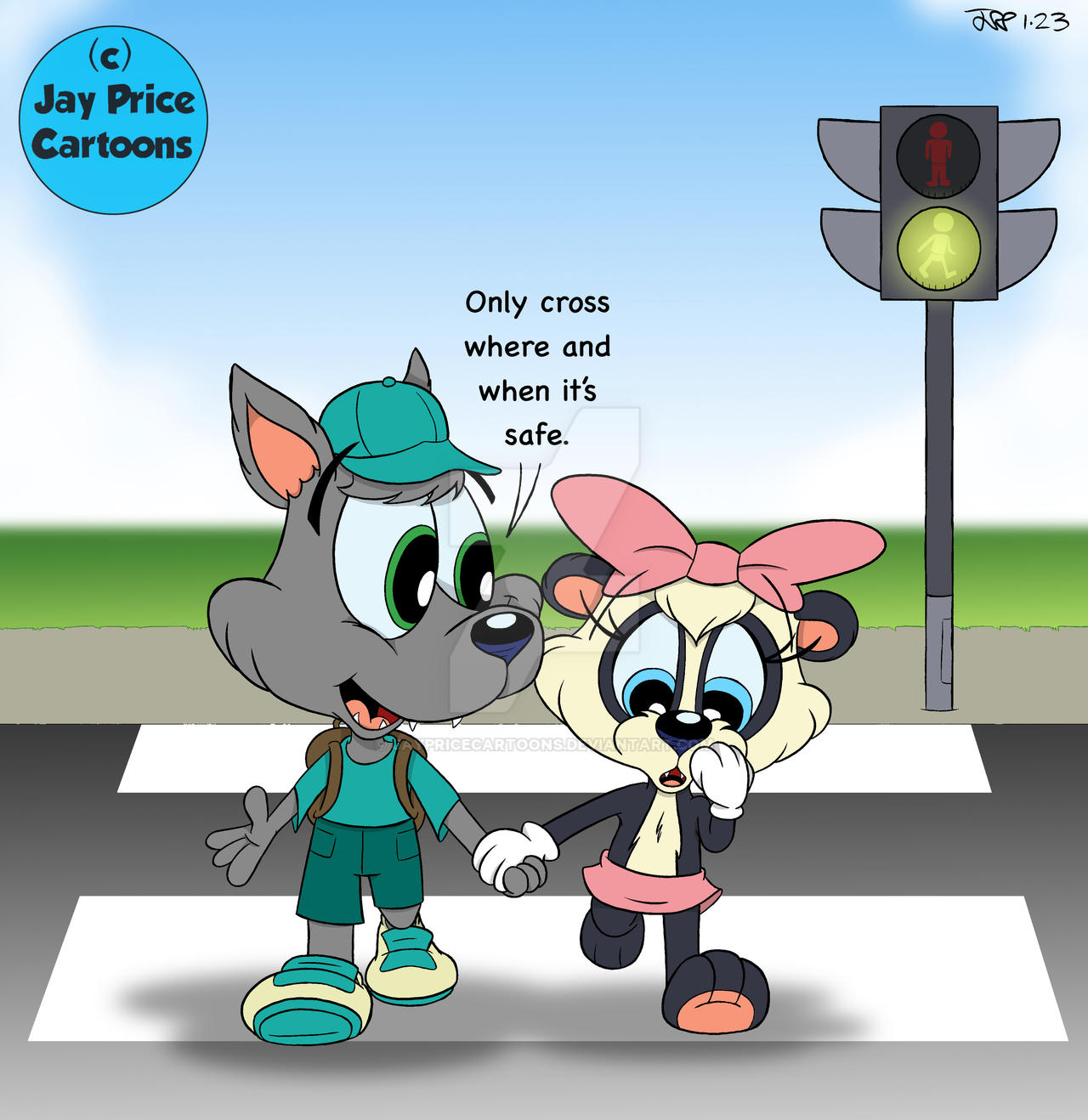 A Lesson In Road Safety by JayPriceCartoons on DeviantArt