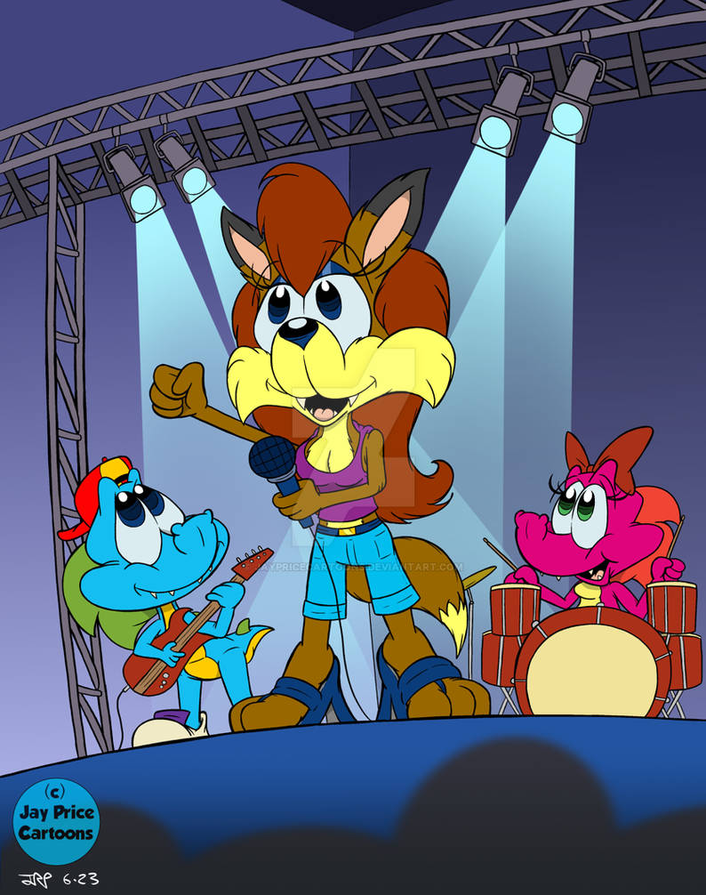 Rocking on the Stage by JayPriceCartoons on DeviantArt