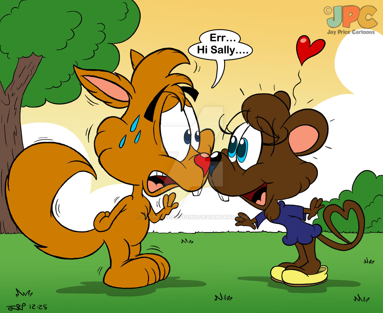 Cartoon Rodnet Rodent Love by JayPriceCartoons on DeviantArt