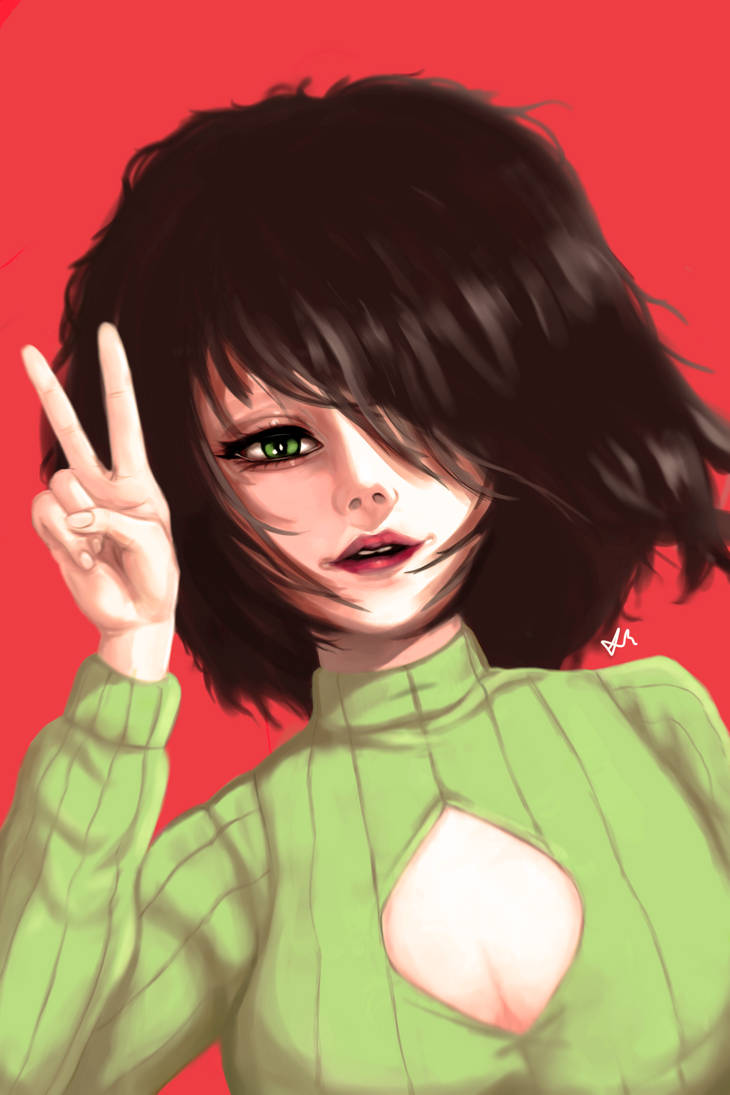 Ama Anime girl drawing by Wempoud on DeviantArt