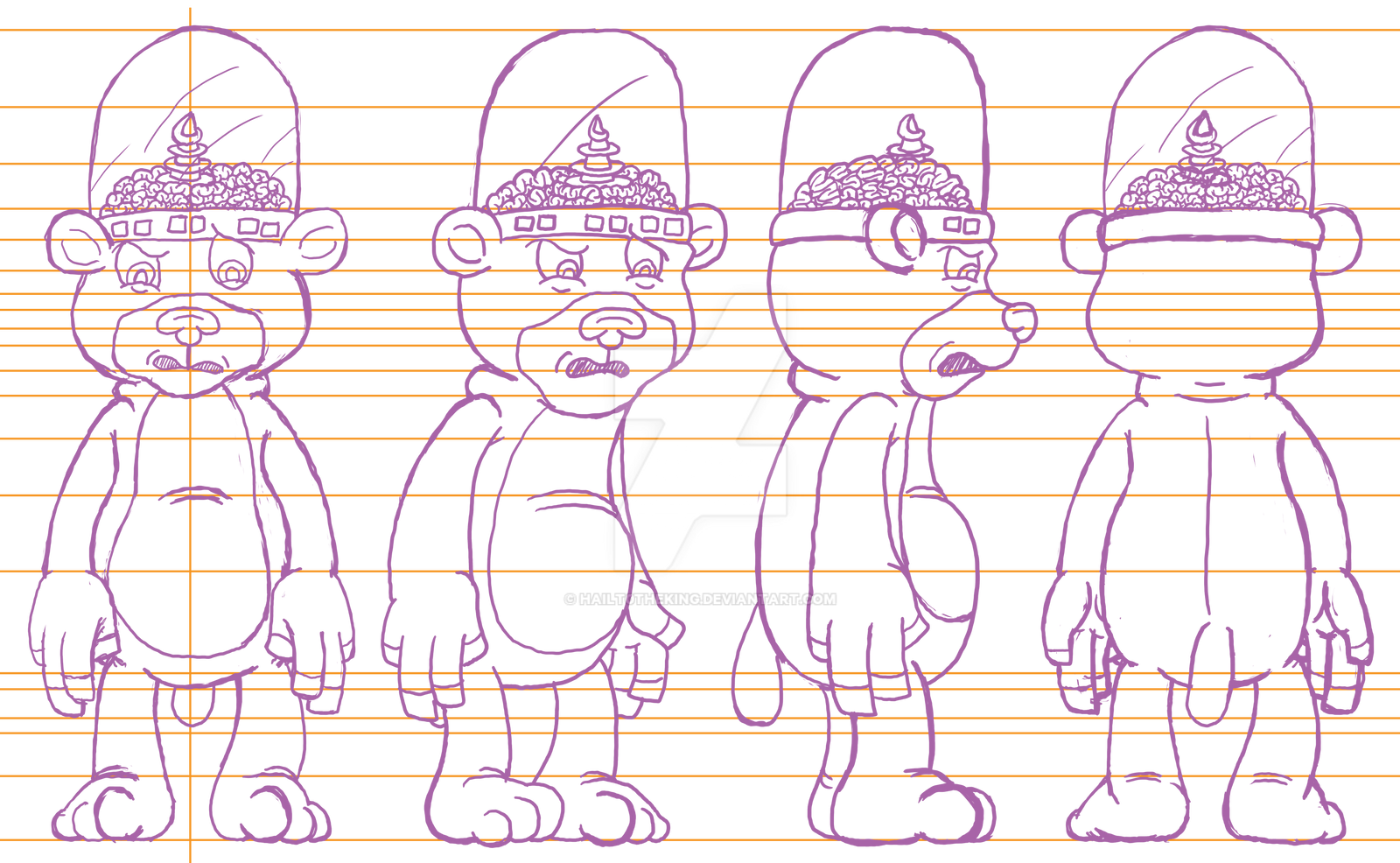 Brains Turnaround Sketch