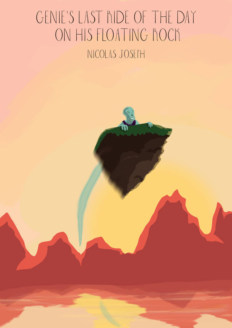 Genie Ending Rocks Genie last ride of the day floating rock by NicolasJo on DeviantArt