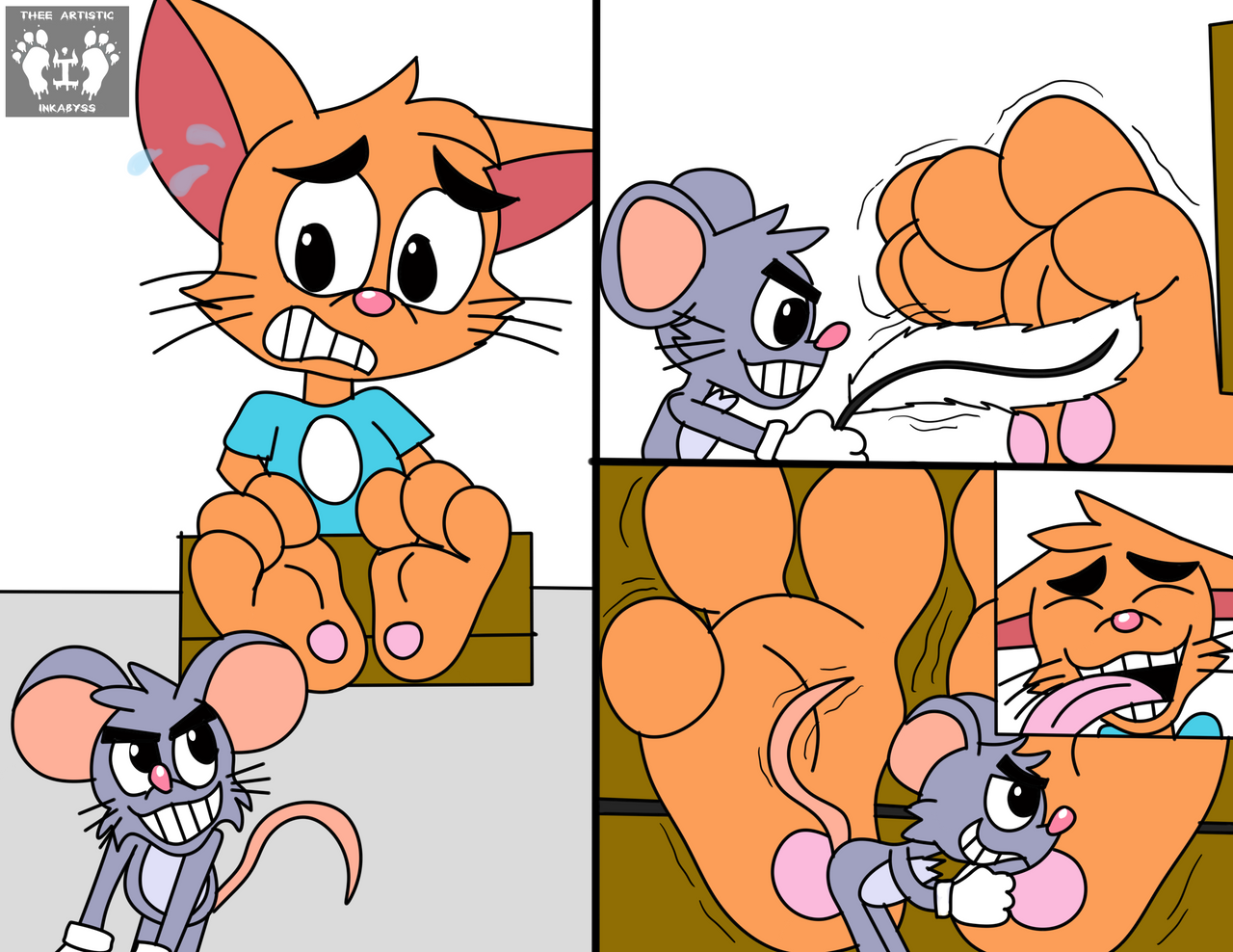 Classic cat and mouse game