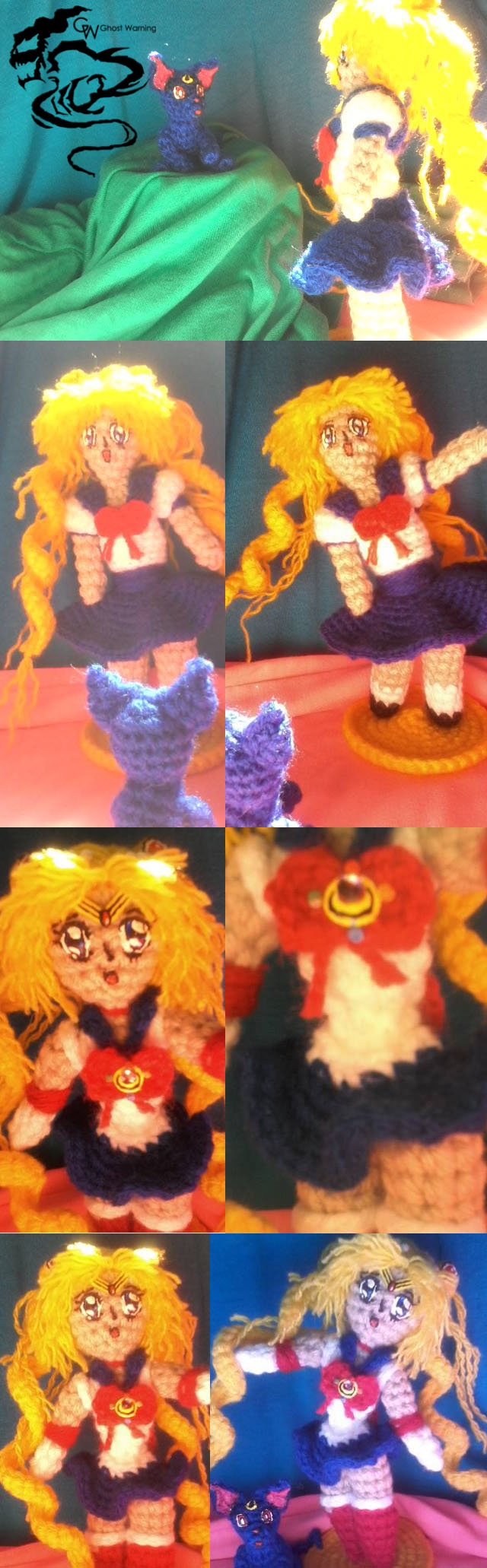 Usagi meet Luna (Amigurumi).