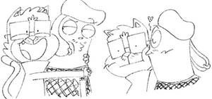 SILLIES (Yes this is OC x Canon art)