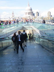 Millennium Bridge and St. Paul's