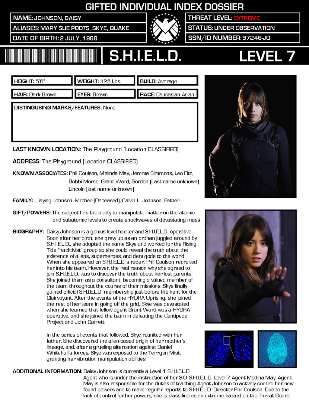 Gifted Individual Dossier Johnson Daisy By Viperaviator On Deviantart Gifted Individual Dossier Johnson Daisy By Viperaviator On Deviantart