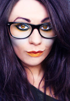 Orange eyes