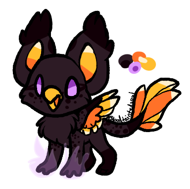 Candy Corn Witch Griffin Adopt [CLOSED]