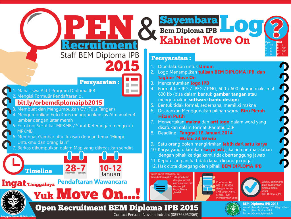 Open Recruitment BEM Diploma IPB 2015 by Nazwir on DeviantArt