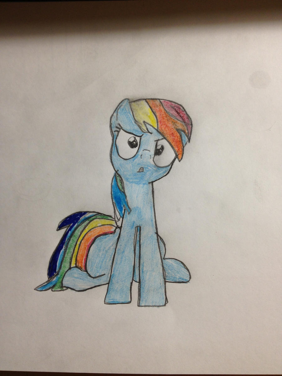 Rainbow dash sketch