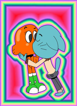 Gumball y Darwin kiss