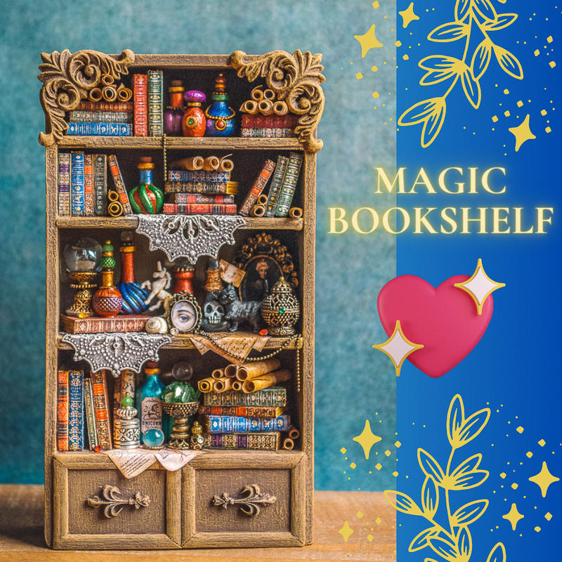 Library Bookshelf Magic Magic Bookshelf by Kokili on DeviantArt