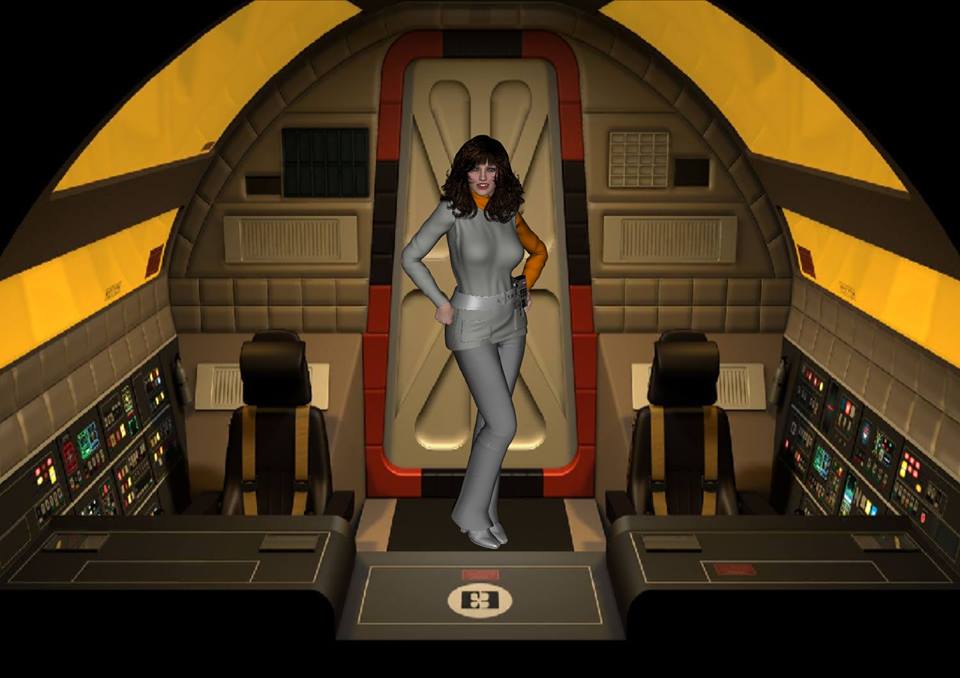 SPACE 1999 Coryn Vaisse pilot on eagle 5.