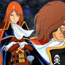 Forever Free Harlock and Esmeralda