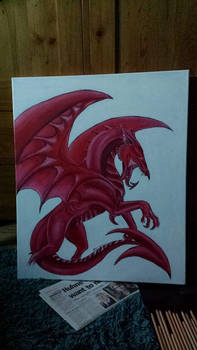 Welsh Dragon Painting