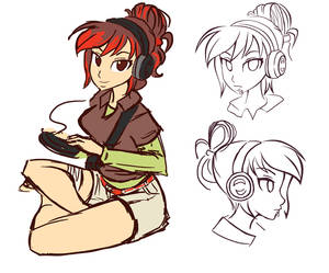 Music Lover Sketches