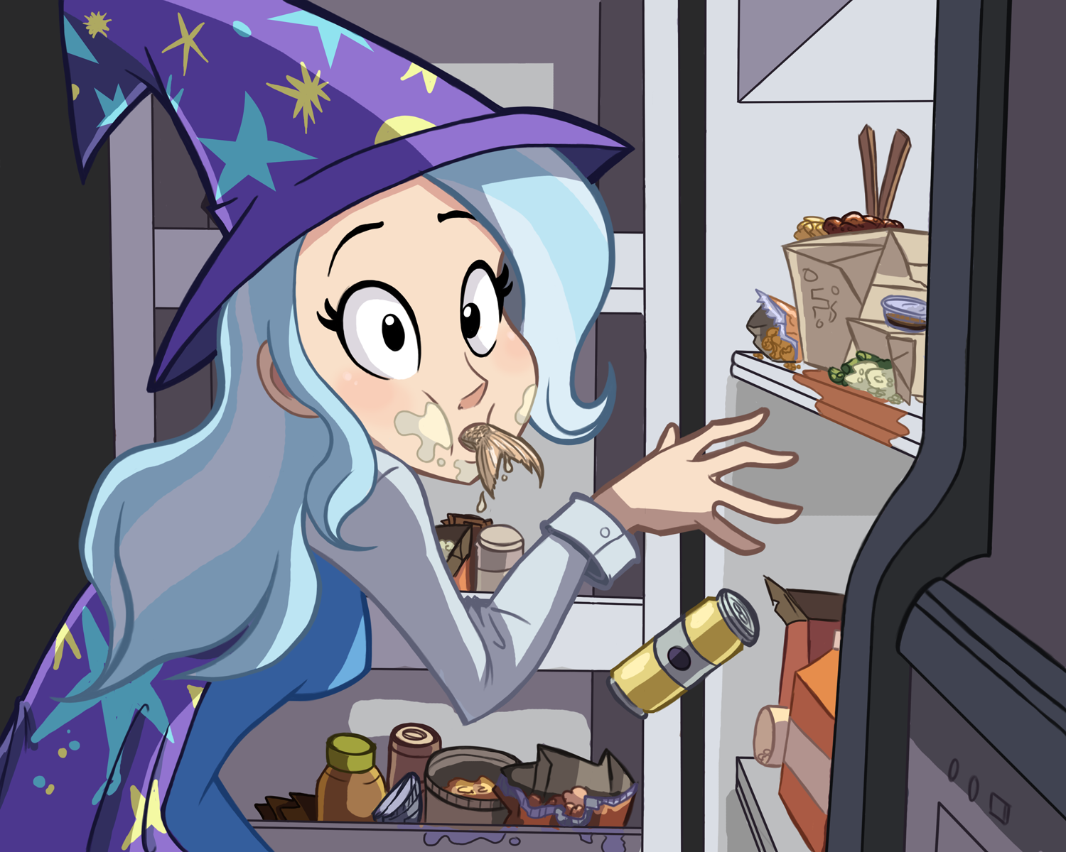 Day 6- Trixie at Someone's Fridge