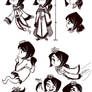 Snow Girl Concept sketches