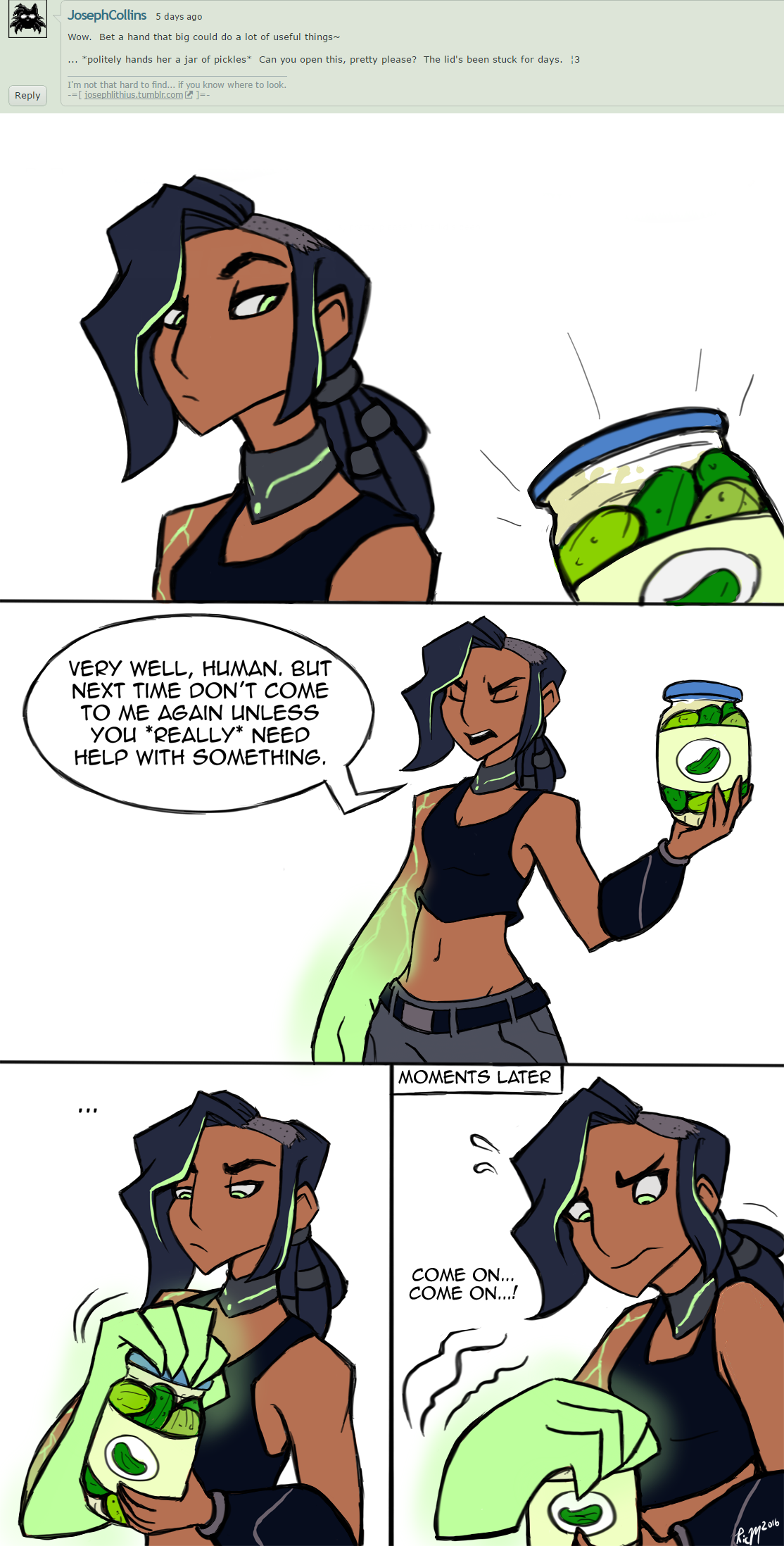 Keedra Ask (sorta): Pickle Jar by Ric-M on DeviantArt Keedra Ask (sorta): Pickle Jar by Ric-M on DeviantArt
