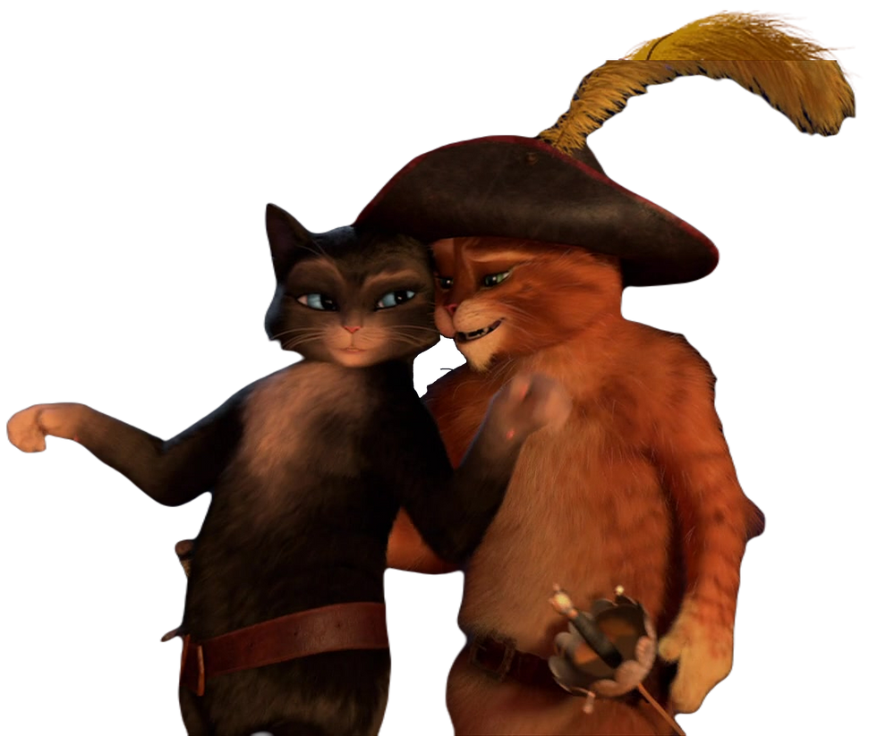 Puss In Boots And Kitty Softpaws Transparent 1 By BrandonMerideth On puss-in-boots-and-kitty-softpaws-transparent-1-by-brandonmerideth-on